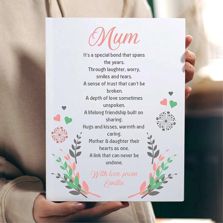 Mother’s day gifts for wife - Mother’s Day Poem