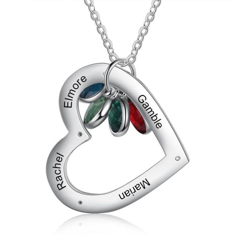 Mother’s day gifts for wife - Personalized Birthstone Necklace