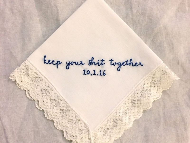 Handkerchief For The Funny Anniversary Gift For Couple