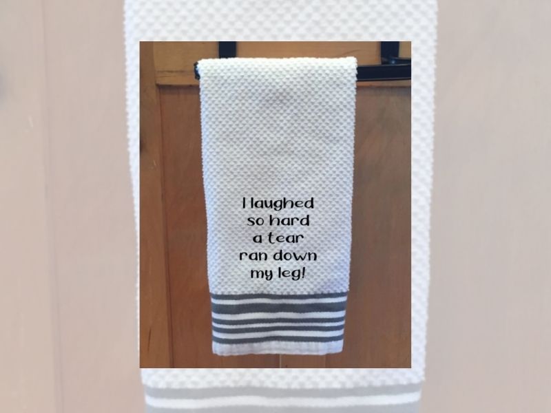 Couple Funny Towel for what to gift for 50th anniversary