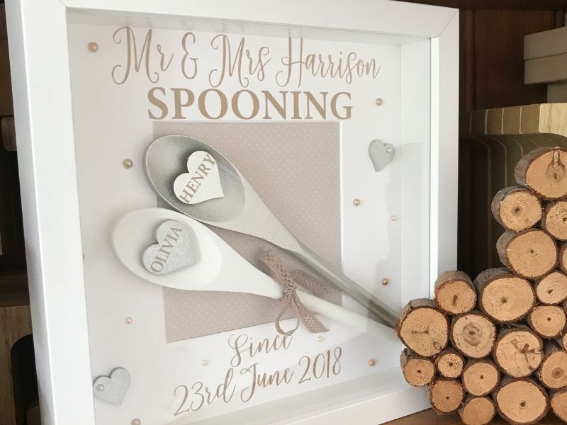 Spooning Frame for what to get someone on their anniversary