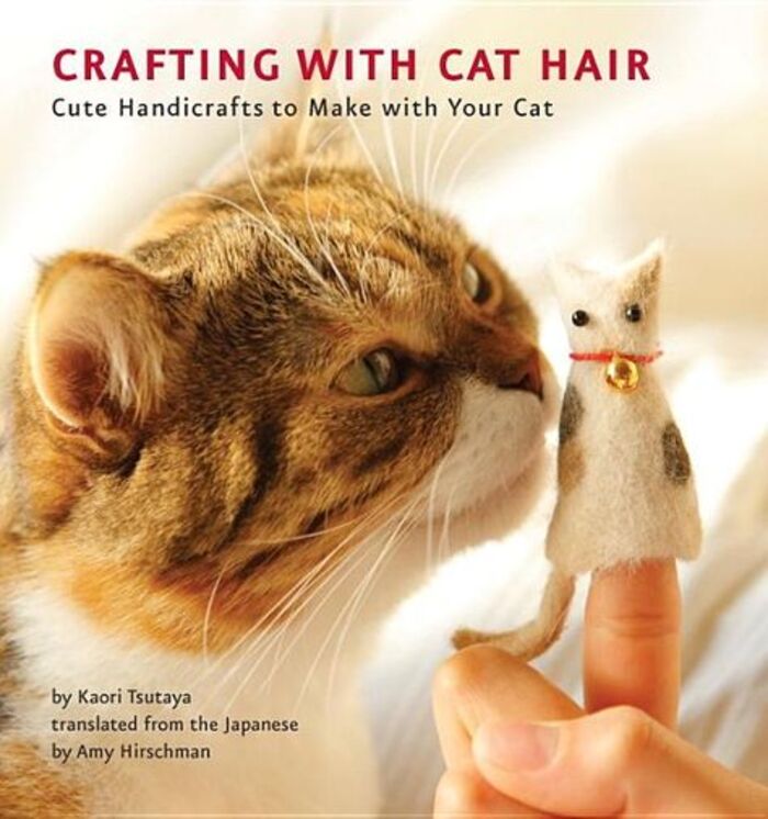 Crafting with cat hair book: funny girlfriend gift