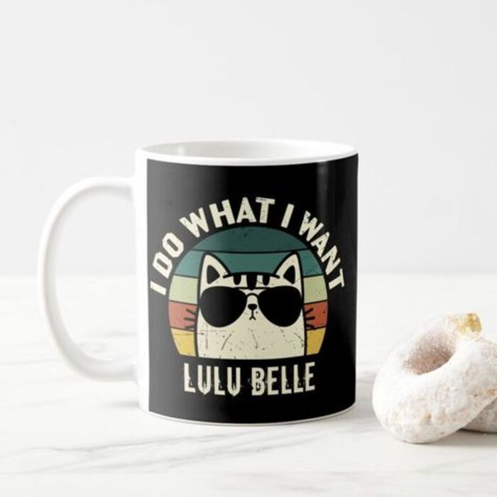 Cat Coffee Mug: Funny Girlfriend Gift