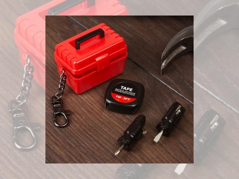Mini Tool Set With Keyring for the 23rd anniversary gift