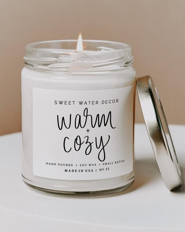 Mother’s Day Gifts For Mother In Law - 'Warm And Cozy' Candle