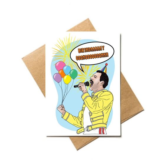 Mother’s day gifts for mother in law -"Bohemian Rhapsody" card