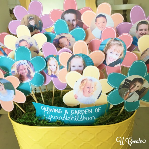 Mothers day presents for grandma - Grandma's Garden Paper Flower Bouquet