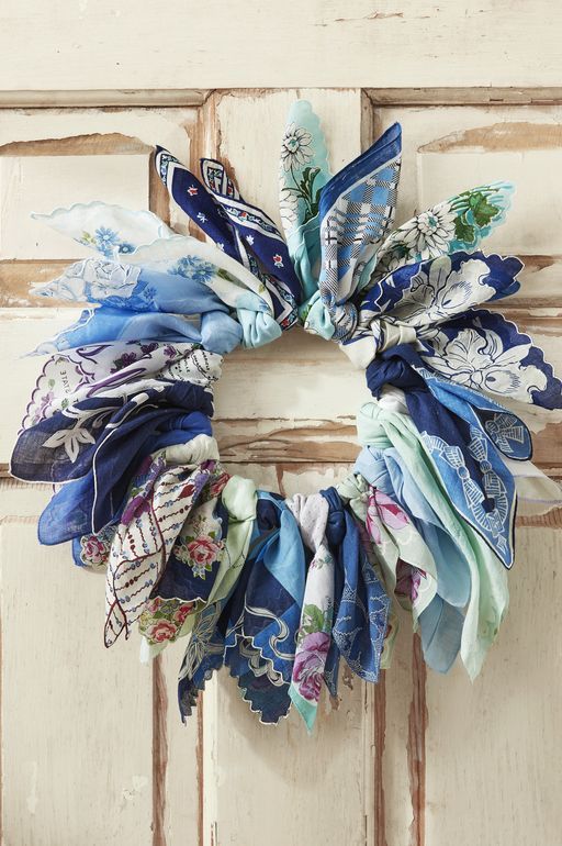 Mother'S Day Gift Ideas For Grandma - Handkerchief Wreath