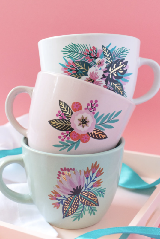 Mother’s day gifts to grandma - Temporary Tattoo Mugs