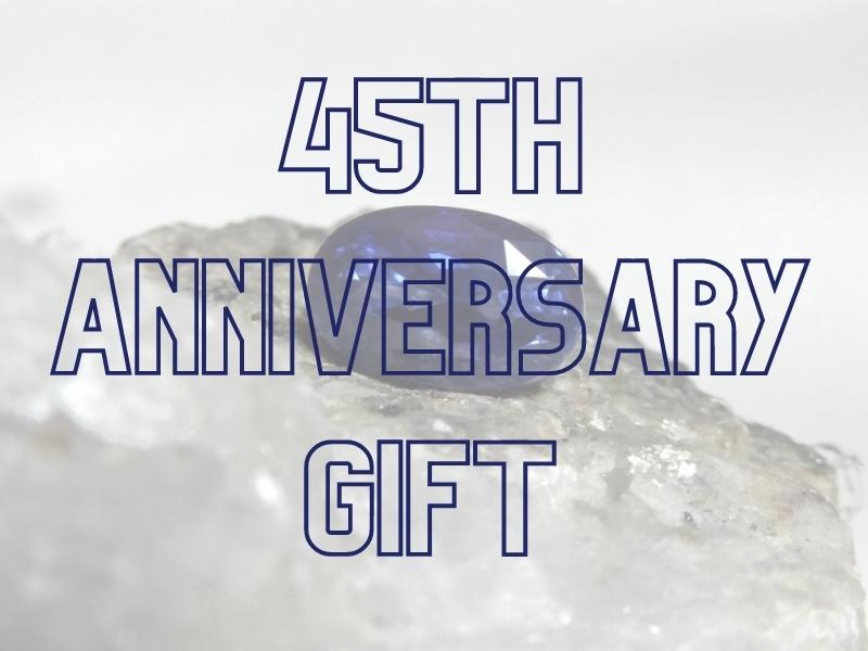 45Th Anniversary Traditional Gift Is Sapphire 