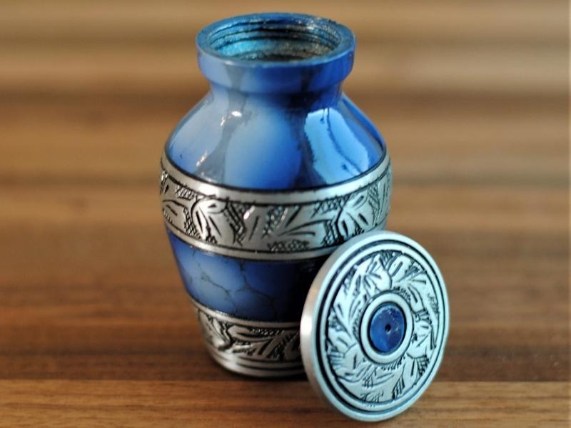 Ceramic Sapphire Keepsake for the 45th anniversary traditional gift