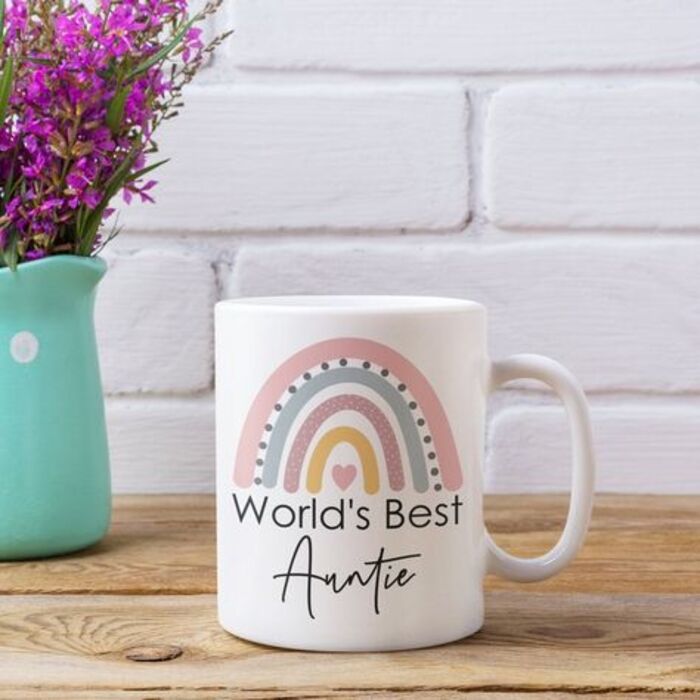 Best auntie mug: cute unique gift for aunt