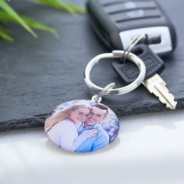 Photo keychain: one-of-a-kind present for boyfriend