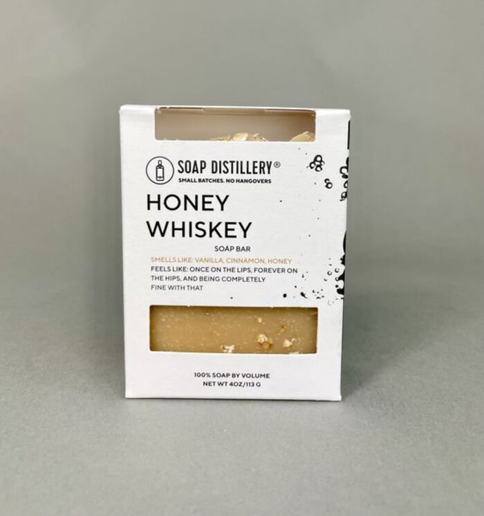 Honey whisky soap bar: creative boyfriend gift