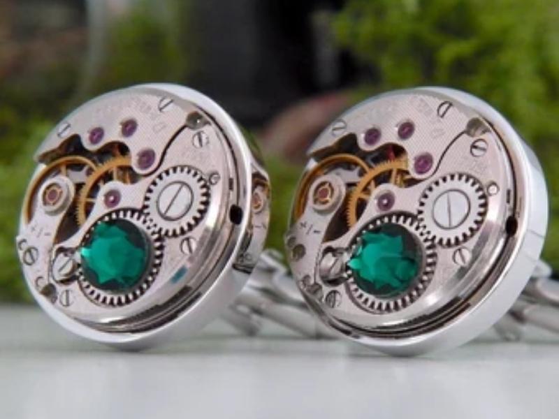 Quirky Cufflinks for 55th anniversary gift ideas for parents