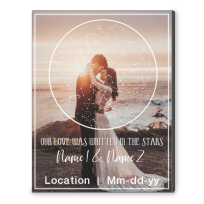 personalized wedding gift star map gift unqiue photo gift 1