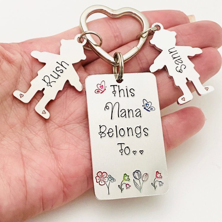 Mother’s day gifts to grandma - Nana Gift Keychain