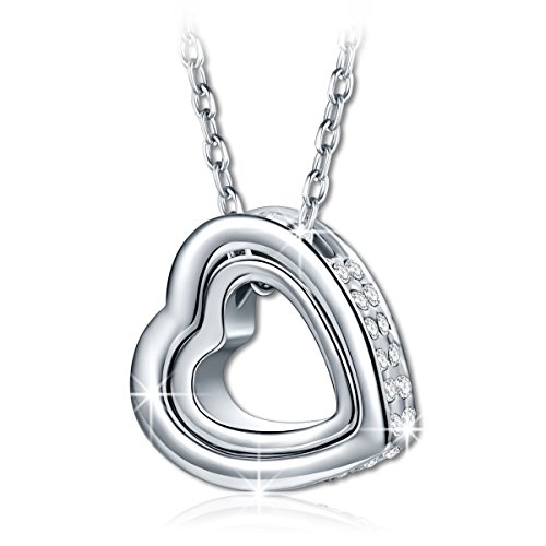 Mother's day gifts for pregnant wife - Qianse “LOVE You Forever” Pendant Necklace
