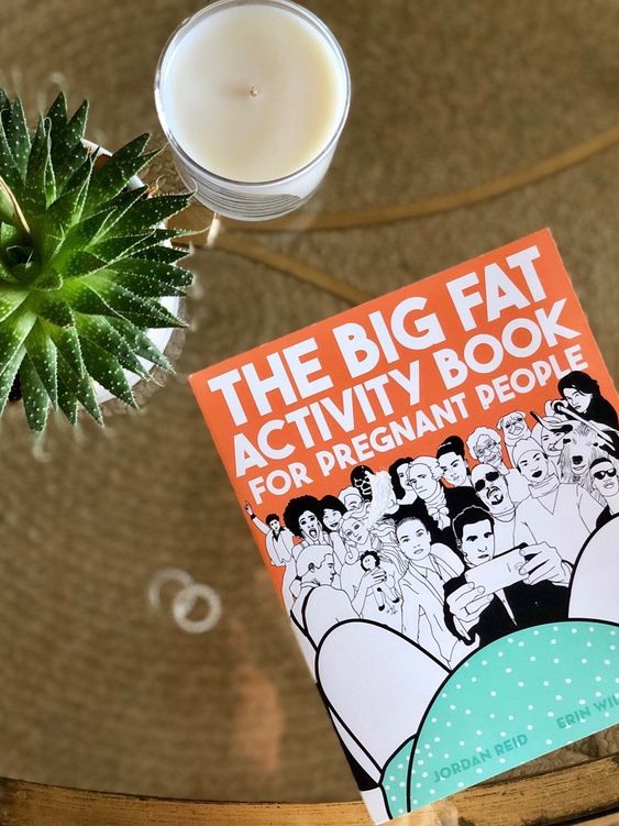 mother's day gift for pregnant wife - 'The Big Fat Activity Book for Pregnant People'