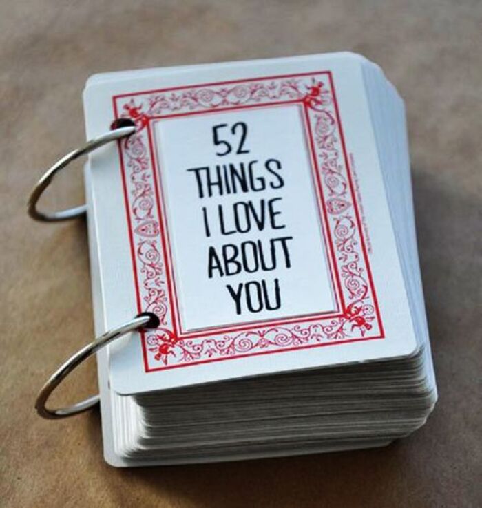 DIY Card Book (52 Things I Love About You)  Coupon books for boyfriend,  Boyfriend gifts, Reasons why i love you