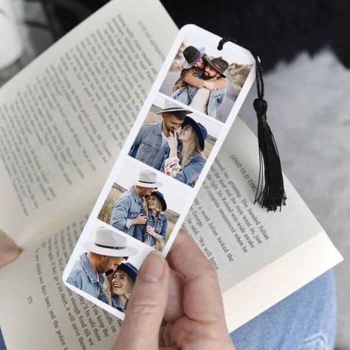 Photo bookmarks: romantic boyfriend homemade gifts