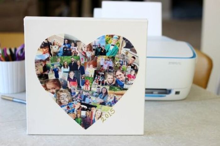 Heart Photo Poster: Heartfelt Diy Gifts For Boyfriend