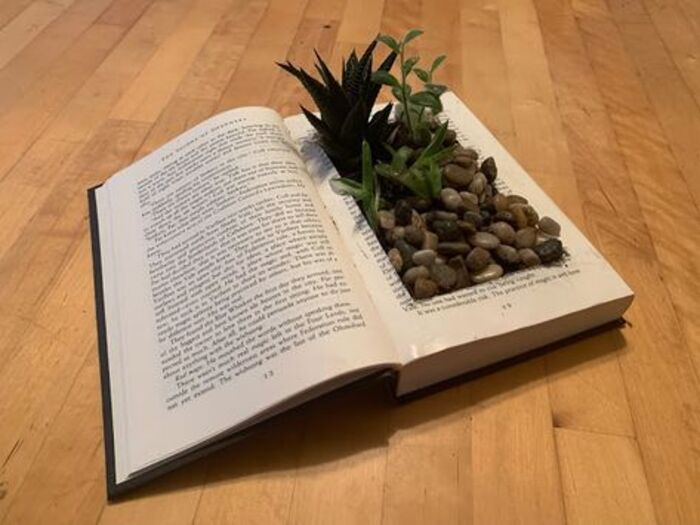 Book Planters: Romantic Homemade Gift Ideas For Boyfriend