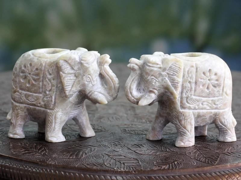 Elephant Tealight Holders for 14th anniversary gift ideas for couple