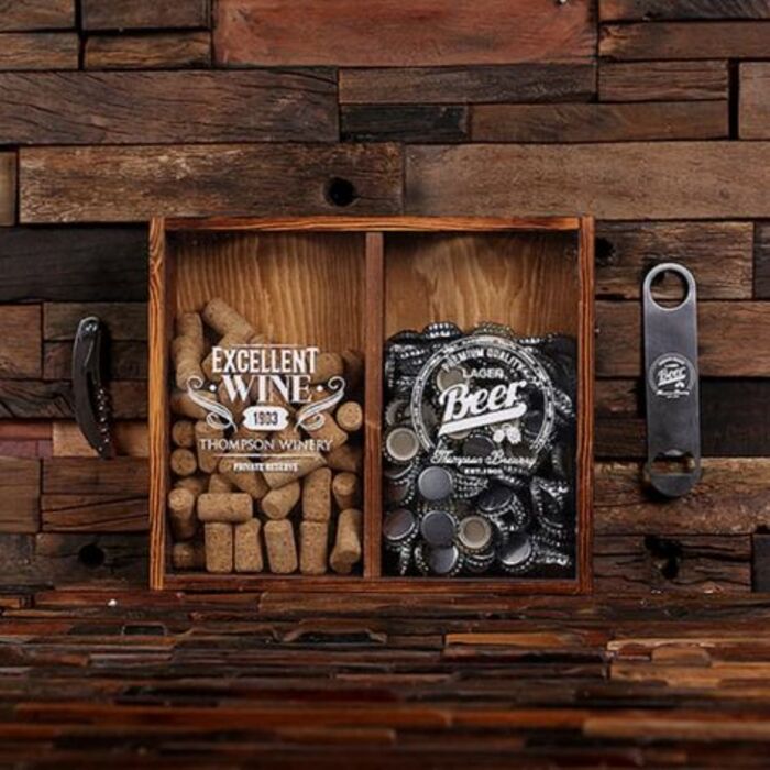 Custom cork holder: charming gifts for your boyfriend's dad