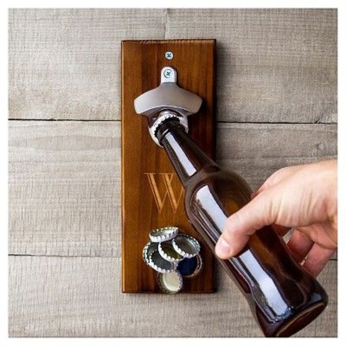 Wall-mounted bottle opener: unique gifts for boyfriend's dad