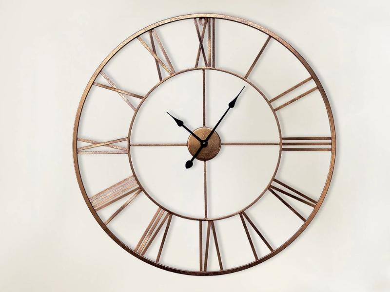 Copper Wall Clock For The 22Nd Anniversary Gift For Wife