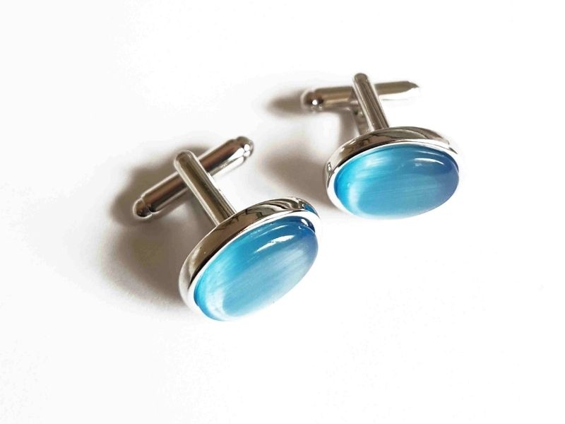 Opal Cufflinks For The 24Th Anniversary Gift For Him