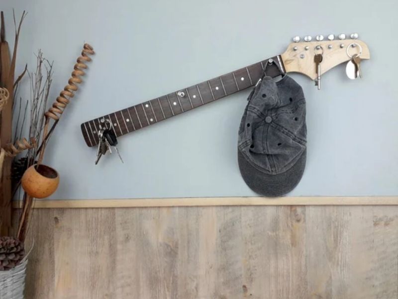 Real Guitar Coat Key Hook Hanger For The 24 Anniversary Gift
