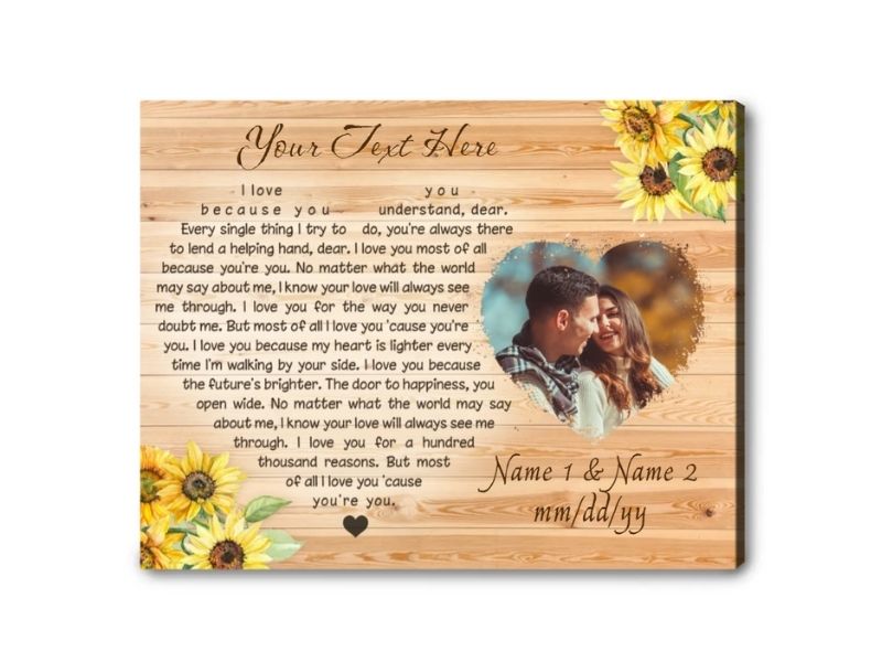 Unique Anniversary Gifts For Her For Him Oh Canvas