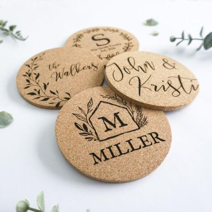 Engraved coasters: personalized gifts for boyfriend mom