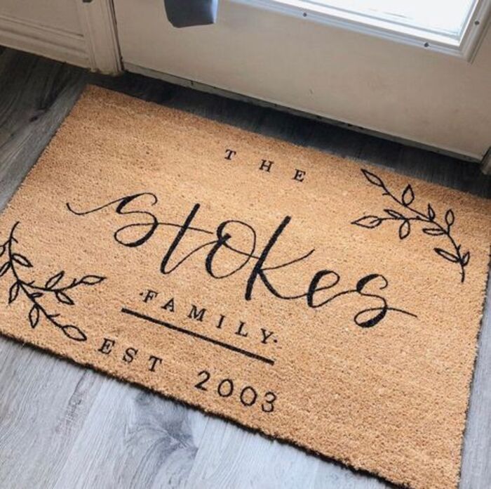 Personalized Doormat For Partner'S Mom