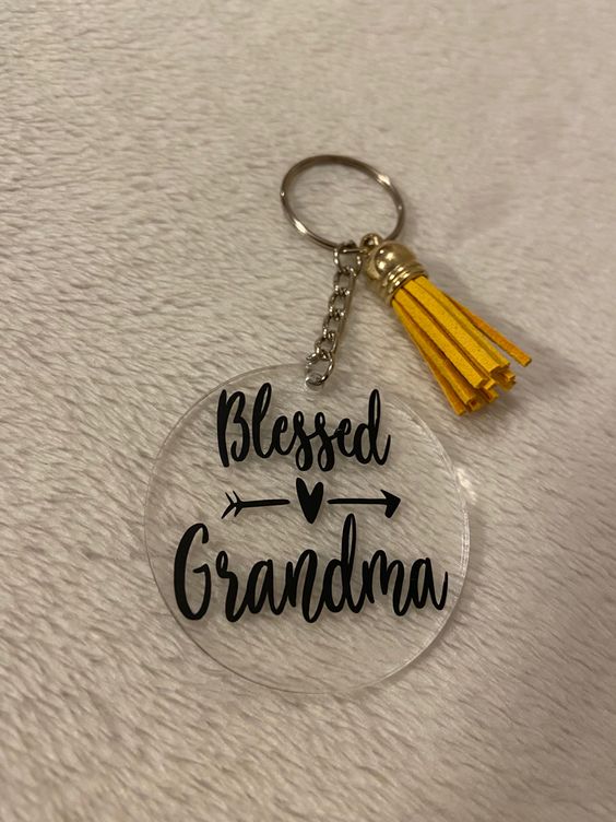 cheap gifts for mothers day for mom's style - Blessed Metal Key Chain