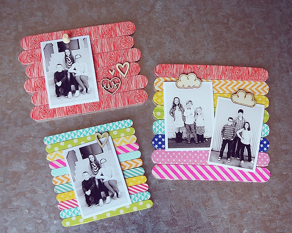Cheap Gifts For Mothers Day That Not Breaking The Bank - Popsicle Stick Frames