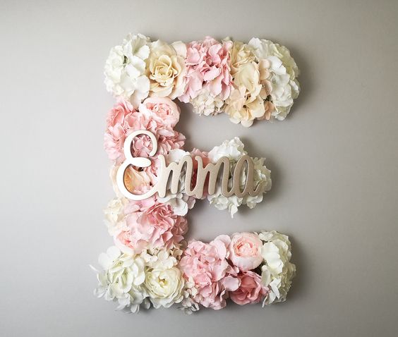 cheap gifts for mothers day - Blooming Flower Monogram