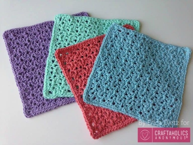 mothers day gifts on a budget - Crocheted Washcloth 