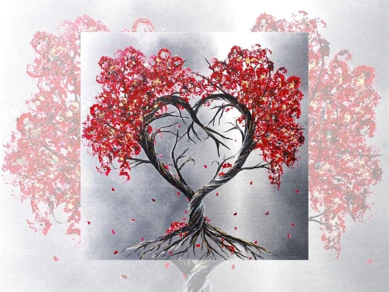 Love Grows Together Artwork For 26Th Anniversary Gift Ideas