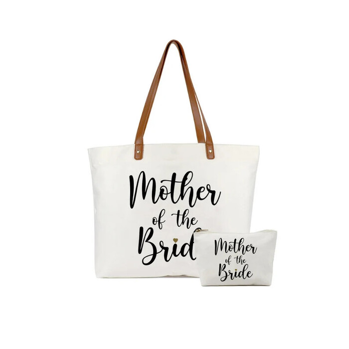 Mother Of The Bride Tote Bag - Wedding Gifts For Mother Of The Bride. 