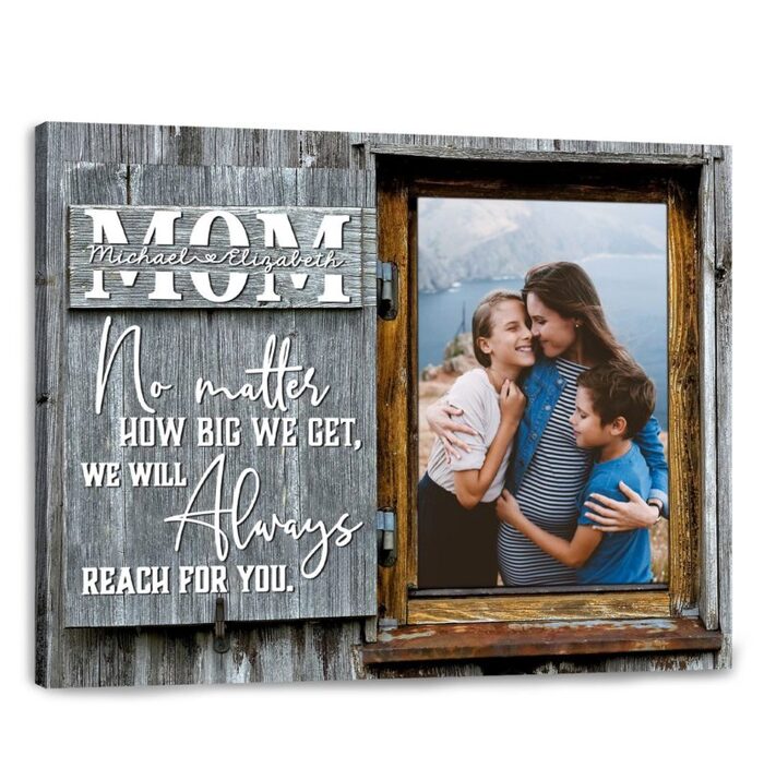 No Matter How Big We Get Canvas Art - wedding gifts for the mother of the bride. 
