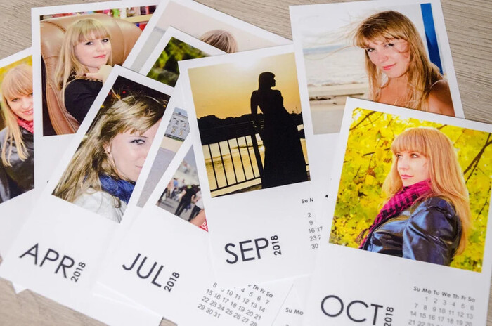 Family Photo Calendar - wedding gifts for the mother of the bride. 