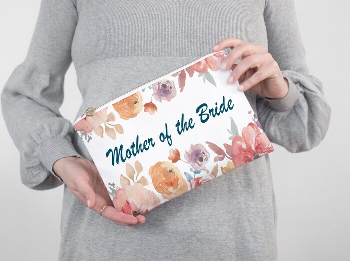 Mother of the Bride Makeup Bag - wedding gifts for the mother of the bride. 