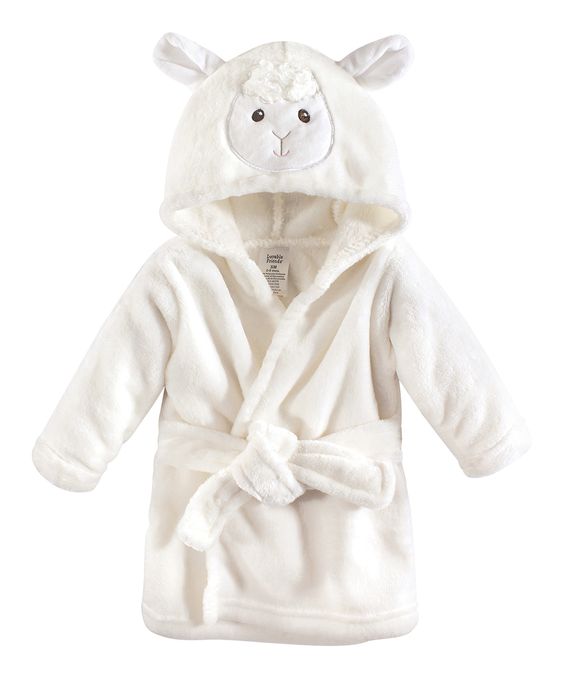 Hooded Lamb Bathrobe