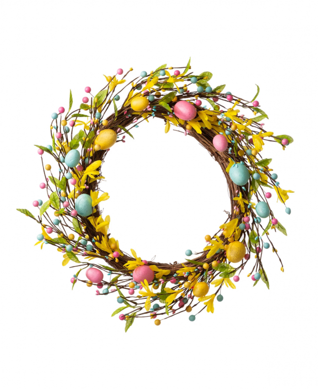 Easter Egg Wreath