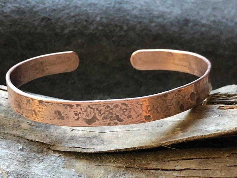 Personalized Bronze Bracelet for the 19th anniversary traditional gift