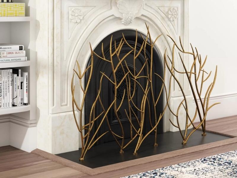 Stylish Fireplace Screen For Traditional And Modern 19Th Wedding Anniversary Gifts