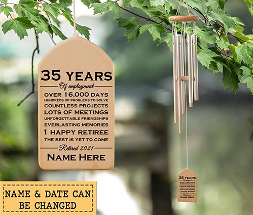 Doctor Retirement Gifts - Personalized Windchime